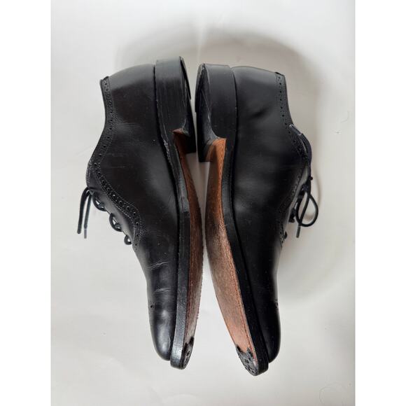 Allen Edmonds Cornwallis Oxfords Dress Shoes Black Leather Mens Dark Academia - Picture 7 of 10